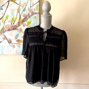 ZARA TRF Collection 🖤BLACK🖤 TOP SIZE MEDIUM 🌟EUC🌟